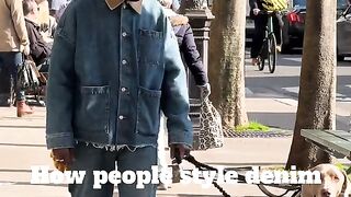 How people in Paris style denim