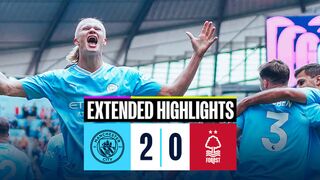 Man City 2-0 Notingham Forest