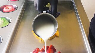 4 ingredient ice cream recioe @shorts @satisfying