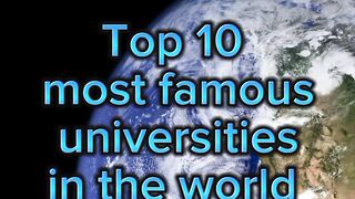 Top Universities in the world