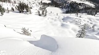 Красивая беккантри пробежка на озере Тахо