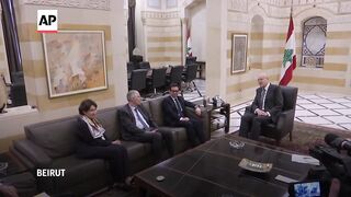 Top French diplomat visits Lebanon to broker a halt to Hezbollah-Israel clashes.
