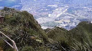 Best View in Oahu, HI! Stairway to Heaven #shorts