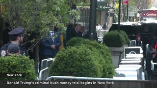 Trump criminal trial: Dozens of jurors rejected on day 1