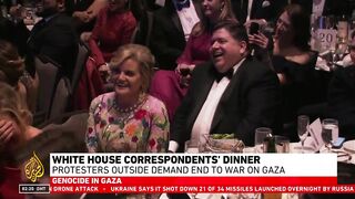 Biden makes no mention of Gaza in speech at White House correspondents dinner.