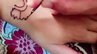 Beautiful and short mehandi designs for full hand