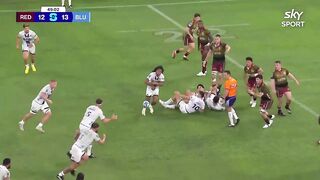 Some awesome tries scored in the Queensland Reds vs Auckland Blues rugby match, including a hattrick to debutant Tim "Junkyard Dog" Ryan!