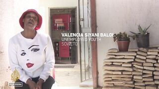 South Africa's ailing economy has left many people struggling to find work..