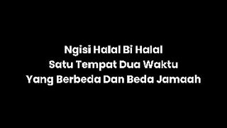 HALAL BI HALAL KH.HASYIM ASHARI