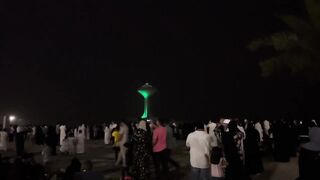 Eid Ul Fitar 2024 Fire Works in Al Khobar Saudi Arabia