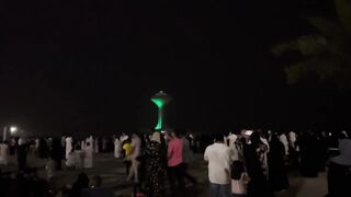 Eid Ul Fitar 2024 Fire Works in Al Khobar Saudi Arabia