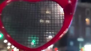 These glasses turn light into hearts❤️