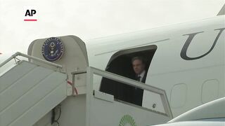 US Secretary of State Antony Blinken arrives in Riyadh.