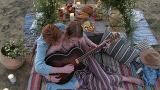 "Boundless Bliss: The Couple's Celebration of Joy"