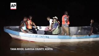 Kenya floods_ dozens of people missing after boat capsizes.