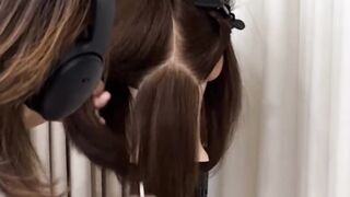 Hair cut ????‍♀️ tutorial ✂️ advanced layer haircut ????‍♂️..