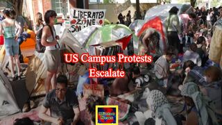 Protesters demand US universities cut ties with Israel