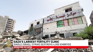Thousands of IVF embryos destroyed in Israeli attack on Gaza’s largest fertility centre.