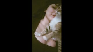 How lucky is this cat?