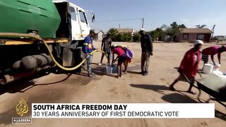 South Africa Freedom Day_ 30 years anniversary of first democratic vote.