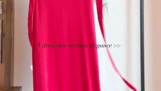 red dress