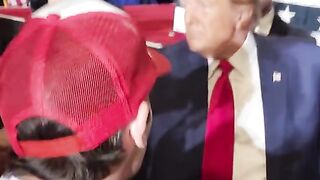 Meeting president Donald trump...