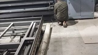 Laminated glass machine