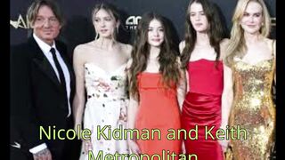 Nicole Kidman and Keith Urban Pose with Teenage Daughters Sunday and Faith at Her AFI Tribute