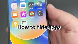 Hide apps