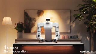 Astribot S1. Advanced, semi autonomous, LLM powered robot