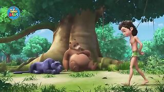 Mowgli, the fearless young boy raised by wolves in the heart of the jungle