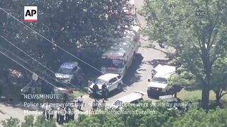 Officers shot in North Carolina, airstrikes in Rafah _ AP Top Stories.