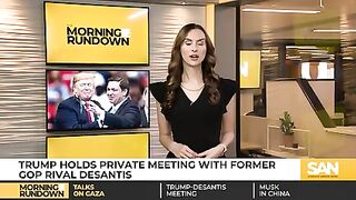 Trump holds private meeting with former GOP rival DeSantis