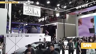 Beijing auto show features next-gen EVs unavailable to US consumers