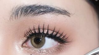 #Magnetic Lash application #viral reel# Geourgious looking trick..