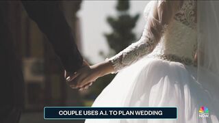 Couple saves thousands using A.I. technology to plan wedding.