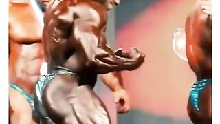 of a Giant Human amongst Bodybuilders