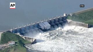 Heavy rainfall prompts evacuation orders in Polk County, Texas.