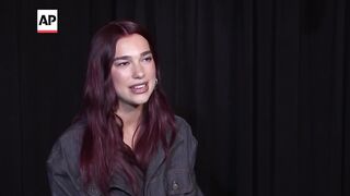 Dua Lipa prepares for Glastonbury.