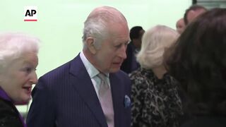 UK's King Charles returns to public duties with a trip to a cancer charity.