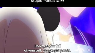 FOOD PANDA IN ANIME BE LIKE????????