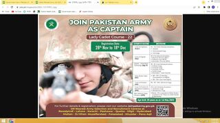 Pak Army Lady Cadet Course | How Girls Join PAk Army