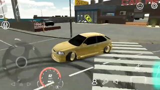 Bagged Honda civic ek 9 drifting