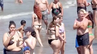 Mar del Plata Beach Summer.