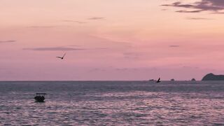 sunset viewing at the right moment