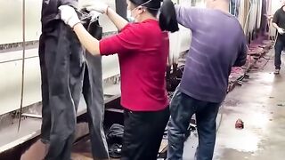 Art _ Fashion - A rare glimpse into jeans production_ --✨ - a-rare-glimpse-into-jeans-production