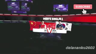 SHI Yu Qi (CHN) vs JEON Hyeok Jin (KOR) BWF Thomas & Uber Cup Finals 2024