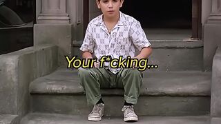 The kid earned the respect of the Mafia Boss by not betraying him to the police...????