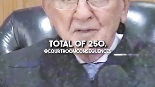 Judge gives convict 25 dollars #fyp #viral #trending #courtroom #trend #foryoupage #foryou #coldedit (