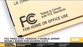 FCC fines major wireless carriers nearly $200M for sharing data